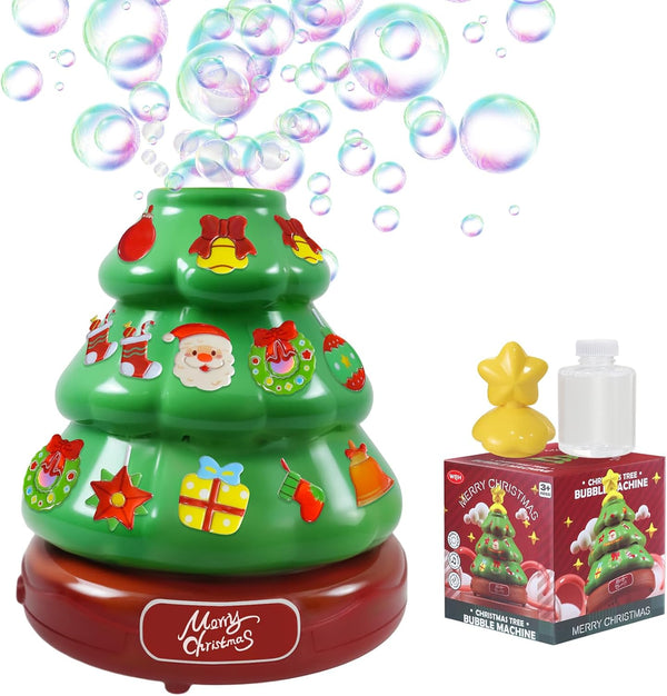 Christmas Tree Bubble Machine for Kids